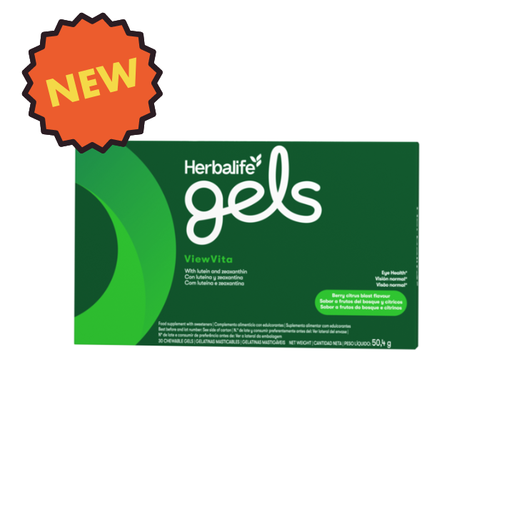 ViewVita Herbalife Gels Frutos do Bosque e Citrinos 30 gelatinas mastigáveis