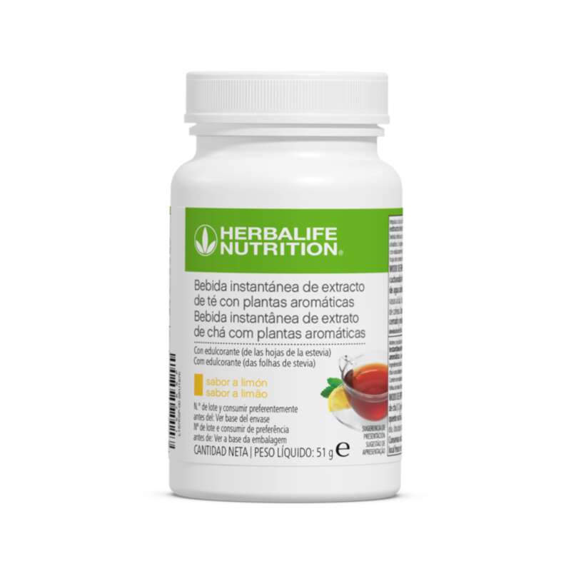 Bebida Instantânea de Extrato de Chá com Plantas Aromáticas - nova fórmula Limão 51 g
